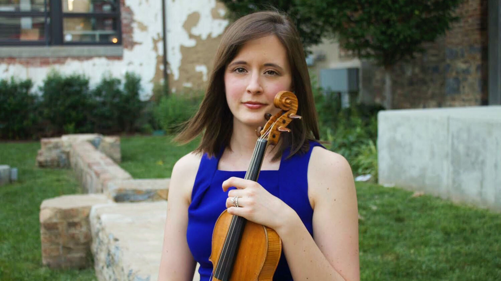 Violinist Emily Konkle.