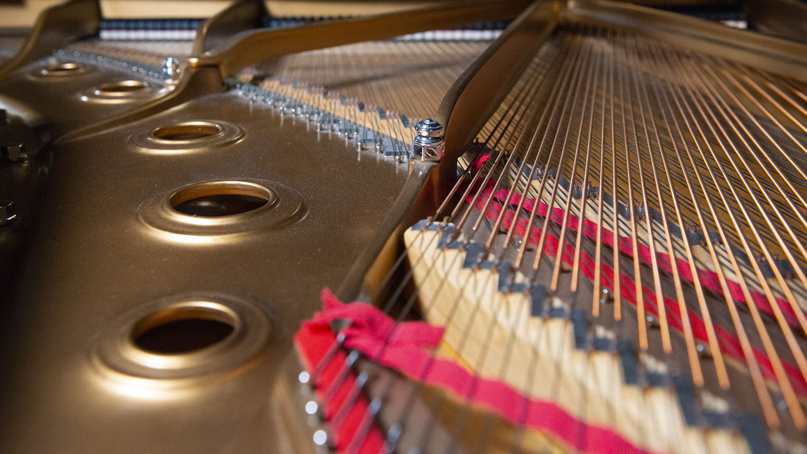 A close-up photo of a piano.